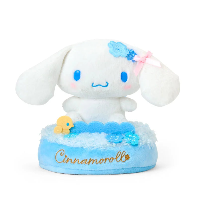 Cinnamoroll "Light Blue Clover" Plush Smartphone Stand