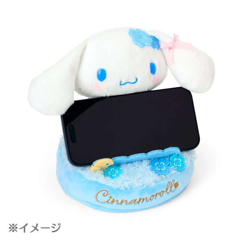 Cinnamoroll "Light Blue Clover" Plush Smartphone Stand