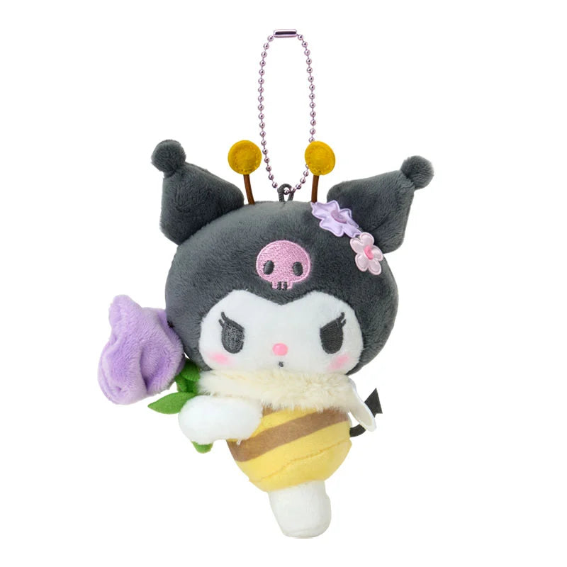 Kuromi "Flower-loving Bee" Plush Mascot
