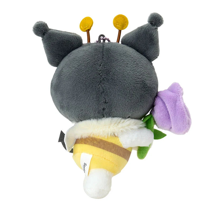 Kuromi "Flower-loving Bee" Plush Mascot