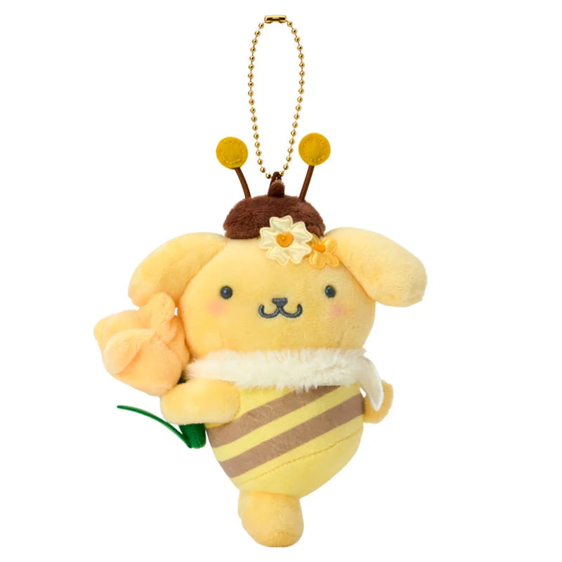 PomPomPurin "Flower-loving Bee" Plush Mascot
