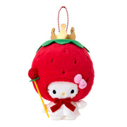 Hello Kitty "Strawberry King Costume" Mascot Plush