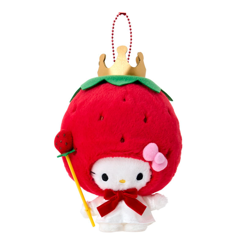 Hello Kitty "Strawberry King Costume" Mascot Plush