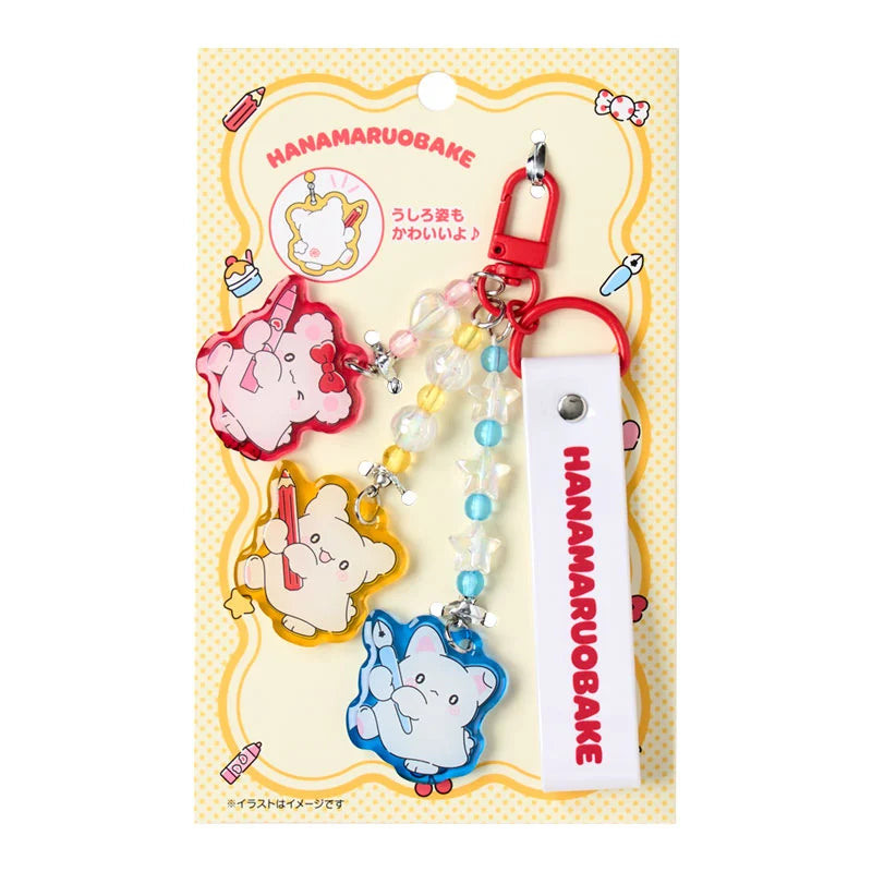 Hanamaruobake "Together with Friends" Keychain