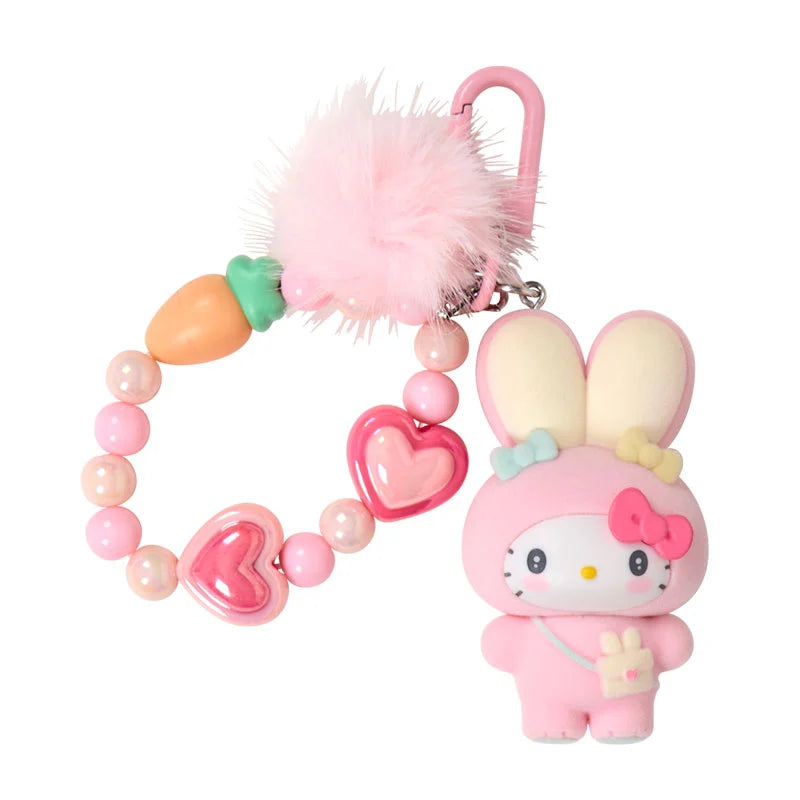 Hello Kitty "Plump-eared Rabbit Club" Keychain