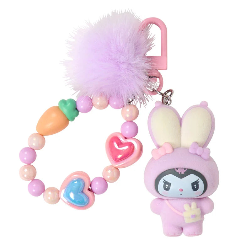 Kuromi "Plump-eared Rabbit Club" Keychain