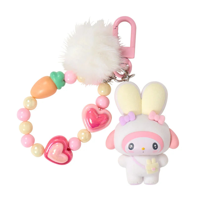 My Melody "Plump-eared Rabbit Club" Keychain