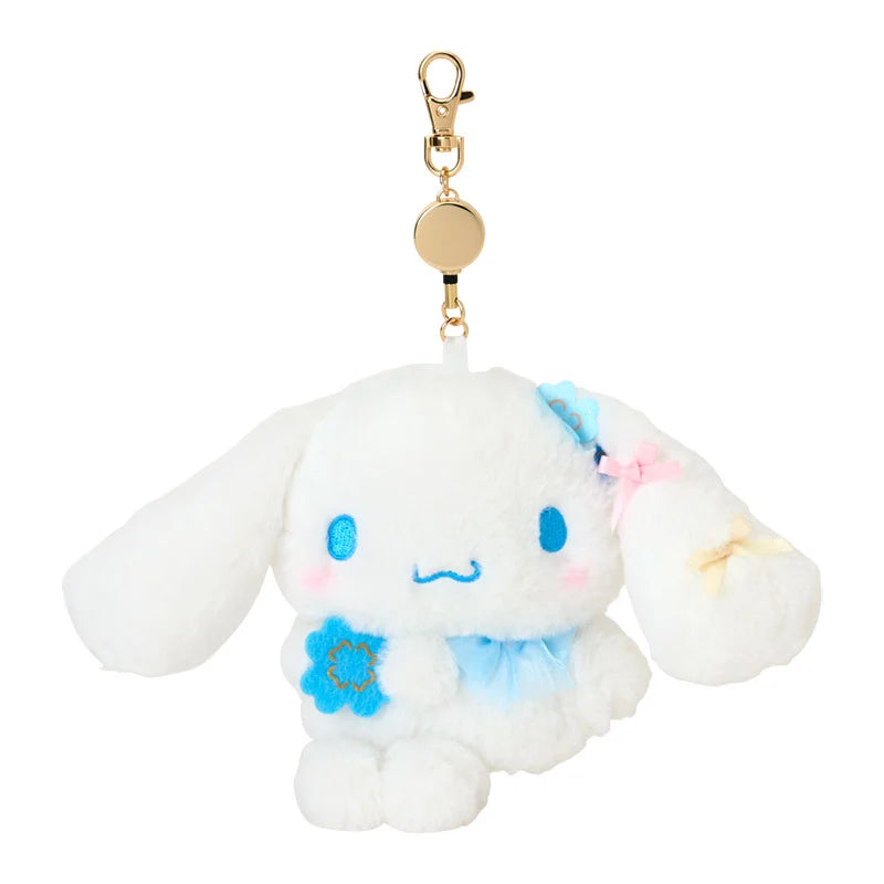 Cinnamoroll "Light Blue Clover" Plush Pass Case