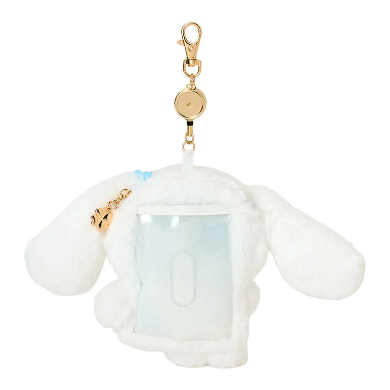 Cinnamoroll "Light Blue Clover" Plush Pass Case
