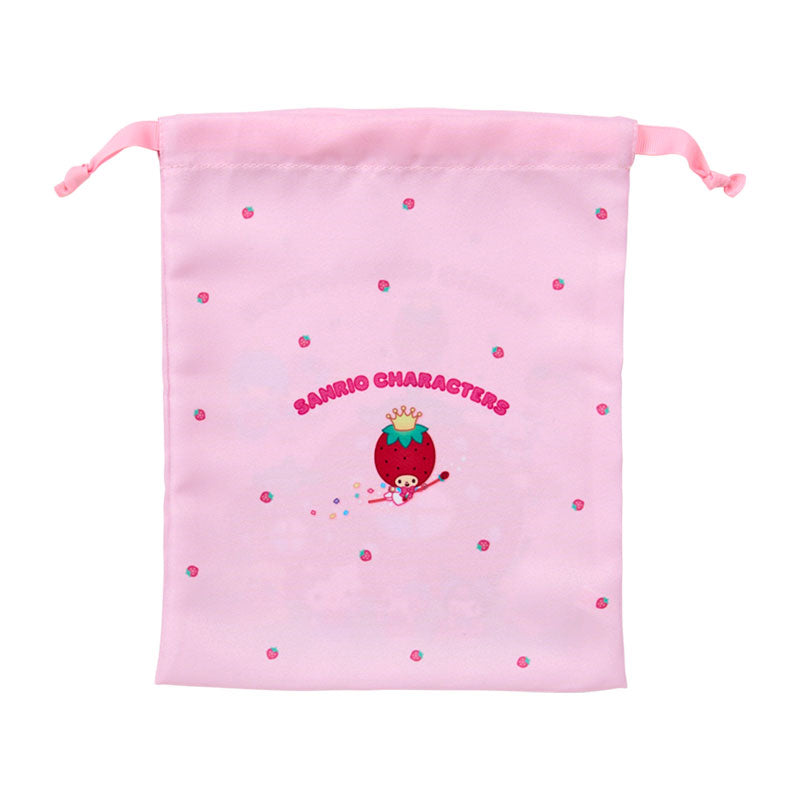 Sanrio Characters "Strawberry House" Drawstring Bag