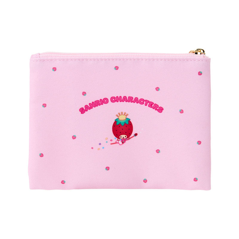 Sanrio Characters "Strawberry House" Flat Pouch