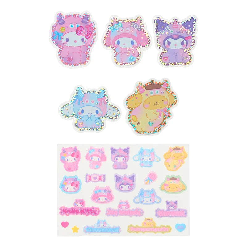 Sanrio Character "Colorful Pop Monster" Sticker Flakes