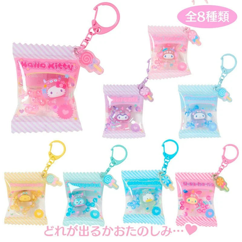 Sanrio Character "Colorful Pop Monster" Keychain Blind Box
