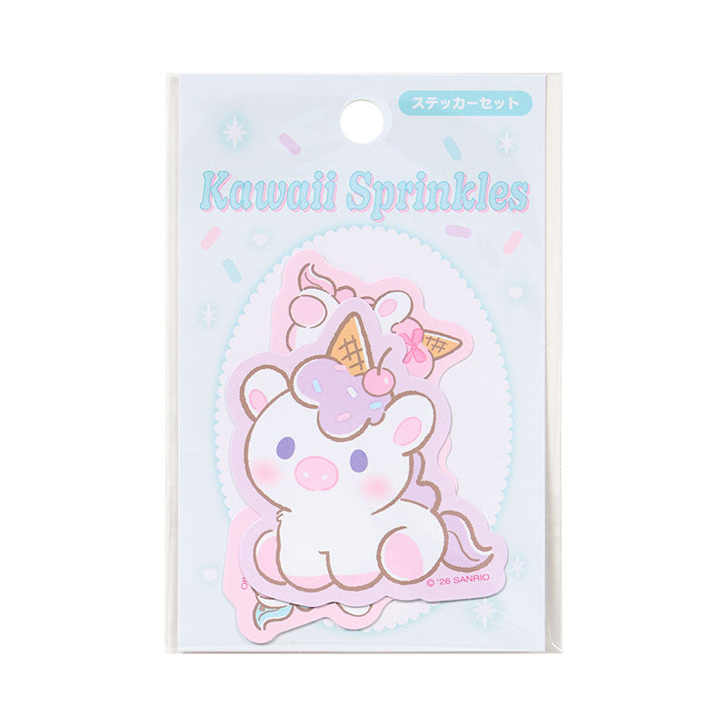 Sanrio HappilinaFriends Kawaii Sprinkles Sticker Set