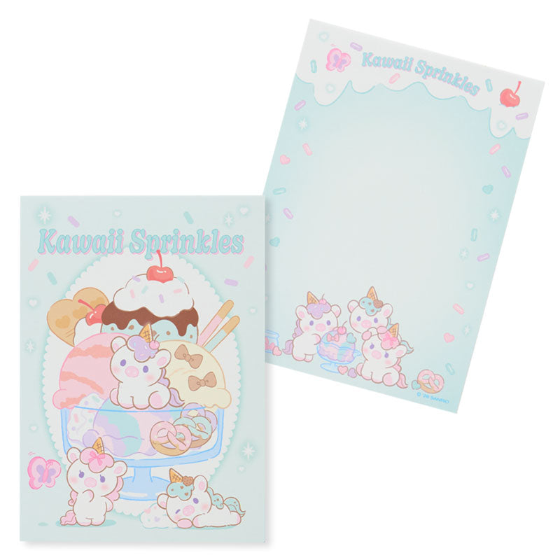 Sanrio HappilinaFriends Kawaii Sprinkles Memo Pad