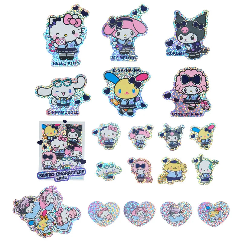 Sanrio "Academy Sparkling Journey" Sticker & Case Set