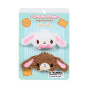 Pre Order Sugarbunnies "Biscuit" Plush Hair Clip Set