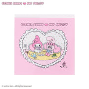Esther Bunny & My Melody Square Memo [Pink]