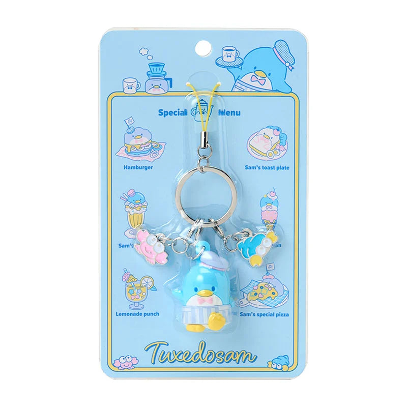 Tuxedo Sam Cafe Mascot Strap