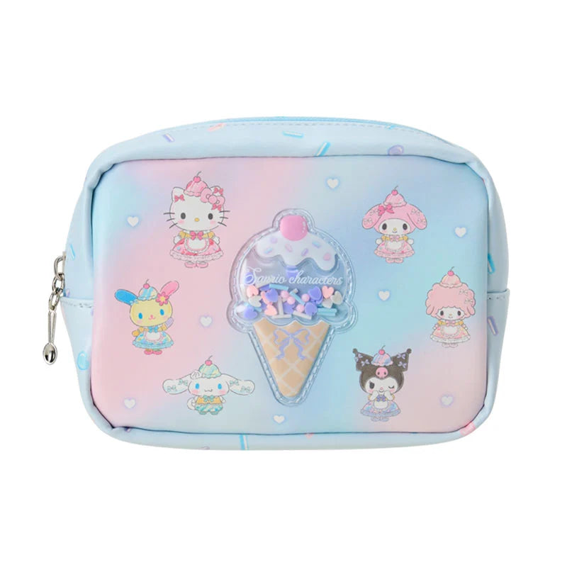 Pre Order Sanrio Characters "Dreamy Ice Parlor" Pouch