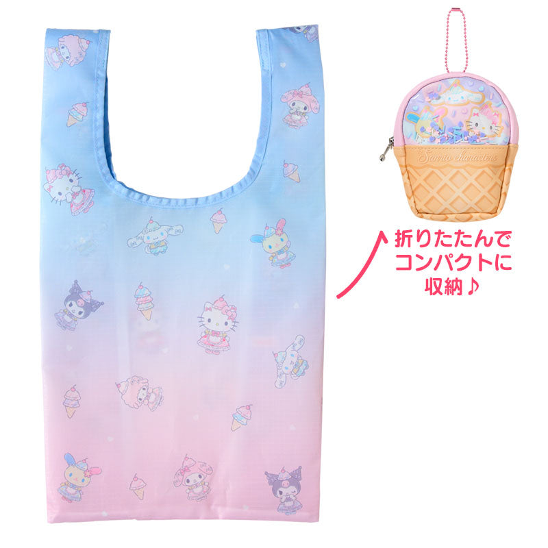 Pre Order Sanrio Characters "Dreamy Ice Parlor" Eco Bag