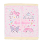 Pre Order Sanrio Characters "Dreamy Ice Parlor" Hand Towel