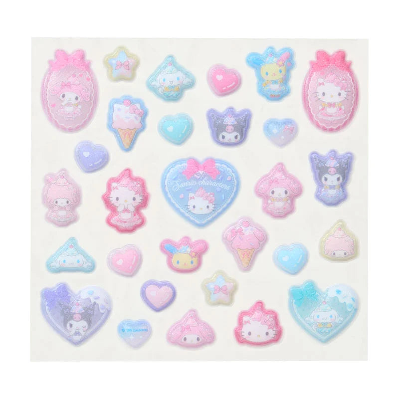 Pre Order Sanrio Characters "Dreamy Ice Parlor" Sticker