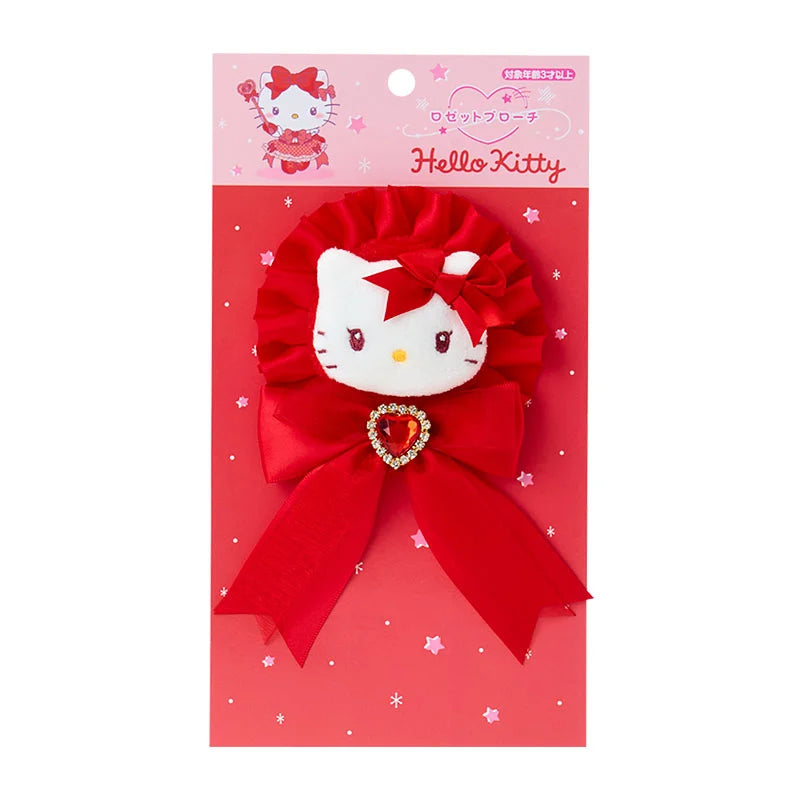Pre Order Hello Kitty "Colorful Dress" Rosette Brooch