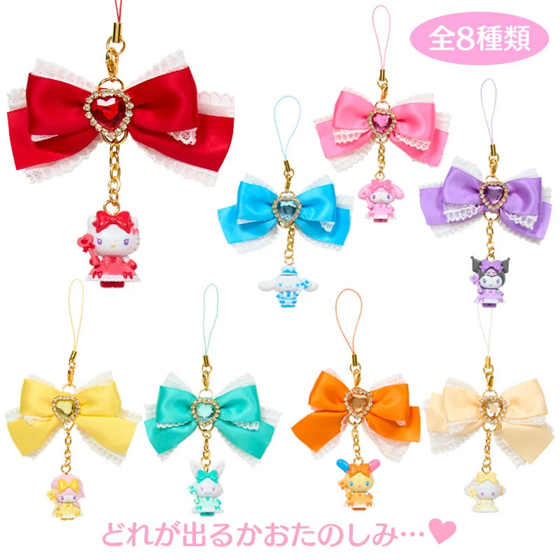 Pre Order Sanrio Characters "Colorful Dress" Ribbon Charm Blind Box