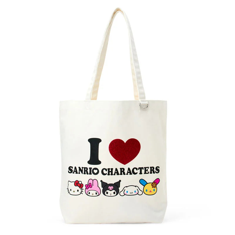 Pre Order "I LOVE SANRIO CHARACTERS" Tote Bag