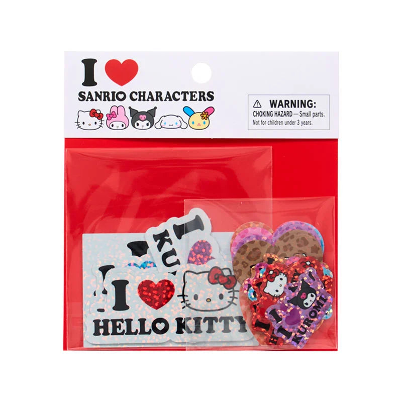 Pre Order "I LOVE SANRIO CHARACTERS" Sticker Flakes