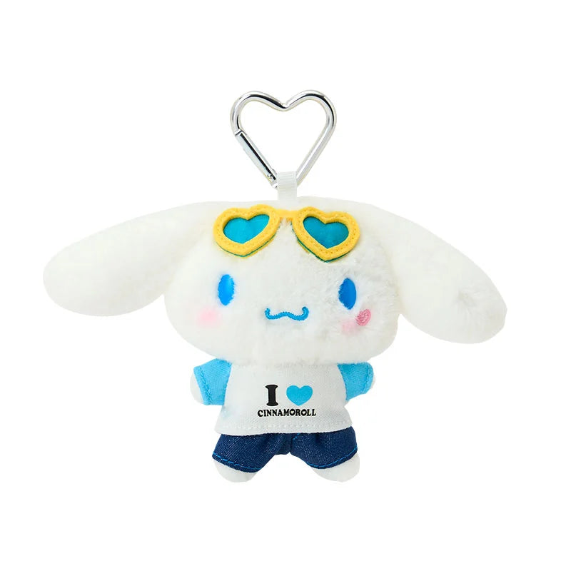 Pre Order Cinnamoroll "I LOVE SANRIO CHARACTERS" Plush Mascot