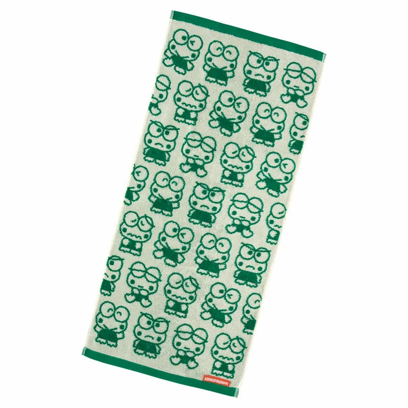 Pre Order Keroppi "Usable Every Day" Face Towel