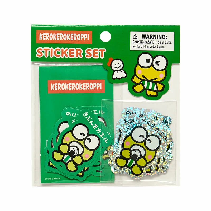 Pre Order Keroppi "Usable Every Day" Sticker Flakes