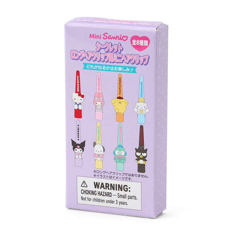 Pre Order Sanrio "Mini Sanrio" Mini Long Hair Clip Blind Box