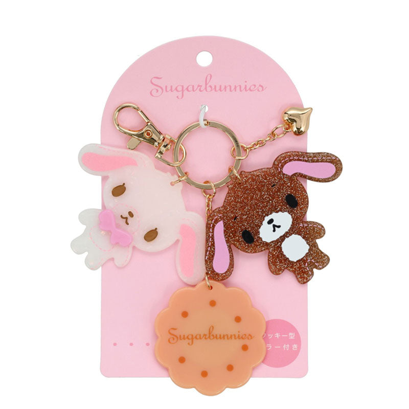 Sugarbunnies Glitter Acrylic Mirror Bag Charm