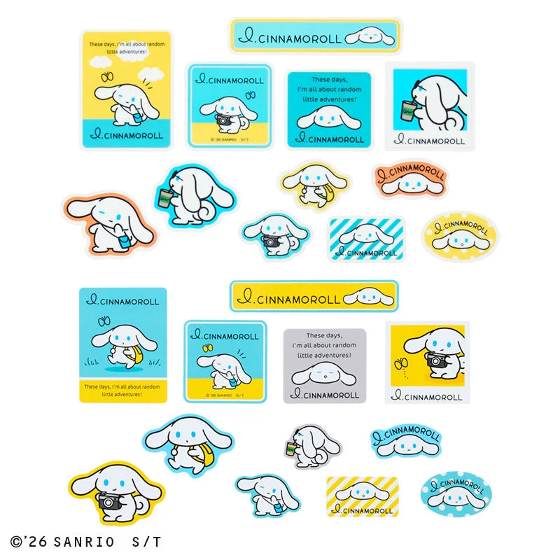 Pre Order I.Cinnamoroll "Casual Outing" Sticker Flakes