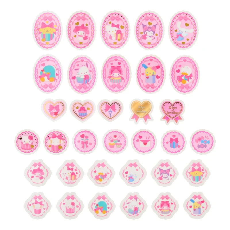 Pre Order Sanrio Character "Wrapping Paper" Sticker Flakes