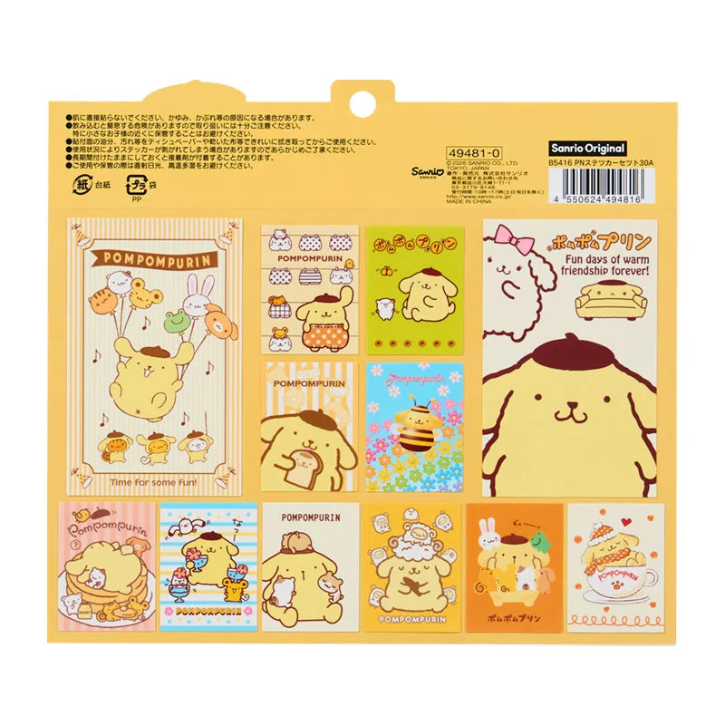 Pre Order PomPomPurin "The Early Days" Sticker Set