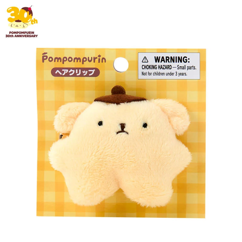 Pre Order PomPomPurin "The Early Days" Plush Hair Clip