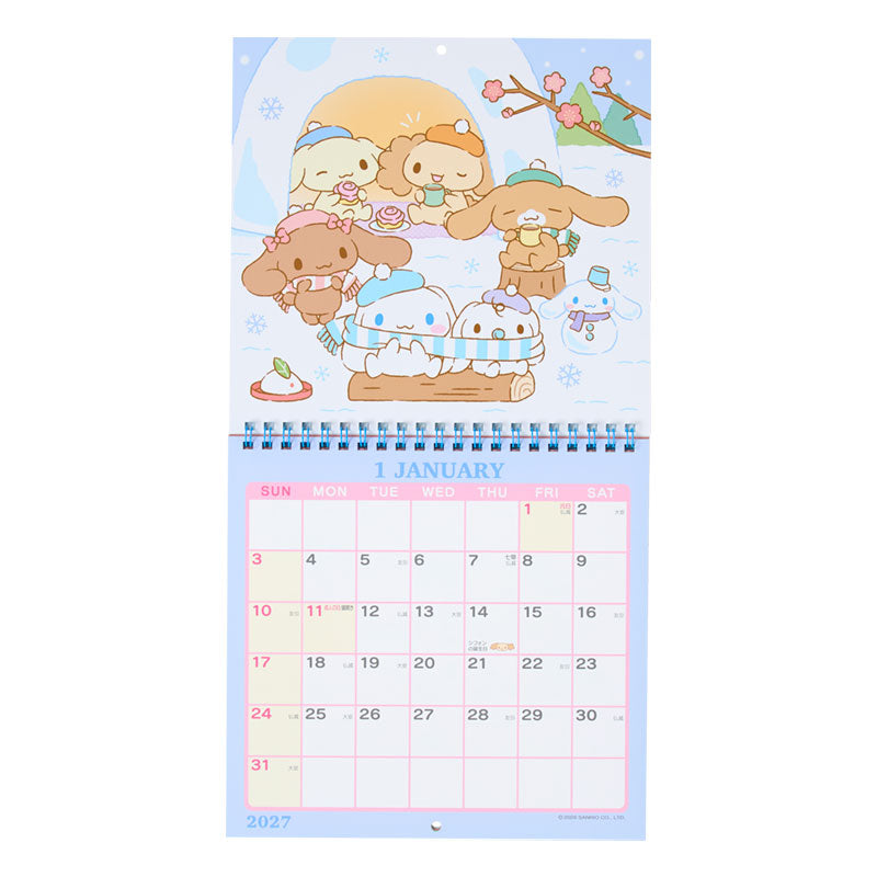 Cinnamoroll 2027 Wall Calendar