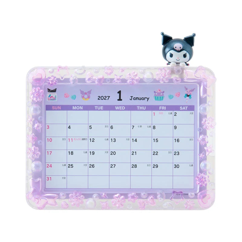 Kuromi 2027 Calendar with Mascot