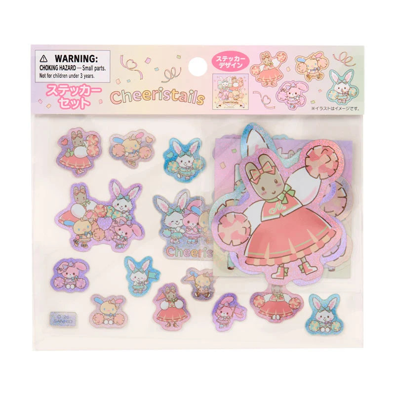 Pre Order Sanrio Girls Group "Cheeristails" Stickers