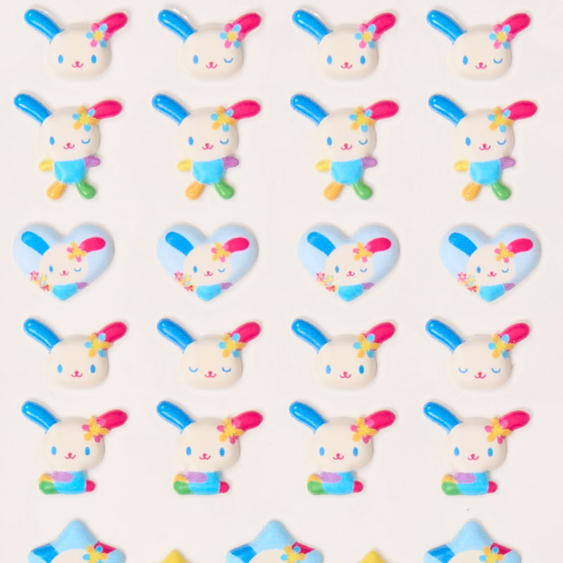 Usahana Mini Marshmallow Stickers [Blue]