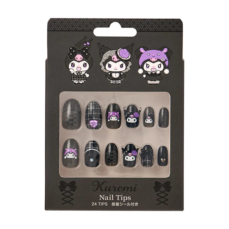 Pre Order Kuromi "Black Kuromi Mode" Nail Tips