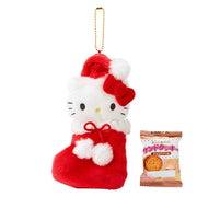 Hello Kitty Christmas Stocking & Snack Plush Mascot