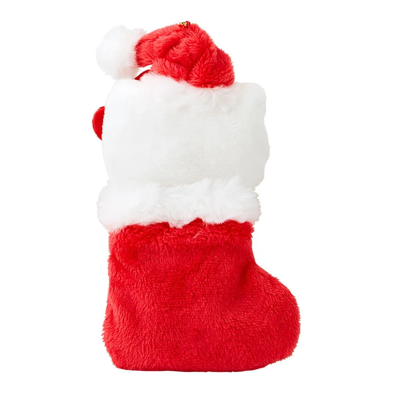 Hello Kitty Christmas Stocking & Snack Plush Mascot