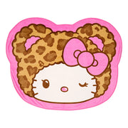 Hello Kitty Face Shaped Blanket [Brown]