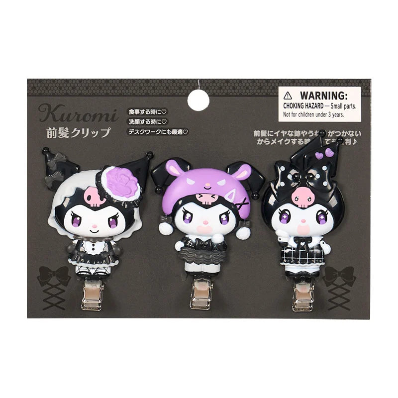 Pre Order Kuromi "Black Kuromi Mode" Bang Clips
