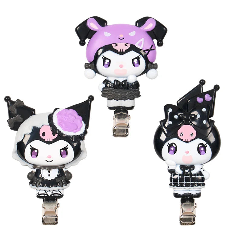 Pre Order Kuromi "Black Kuromi Mode" Bang Clips